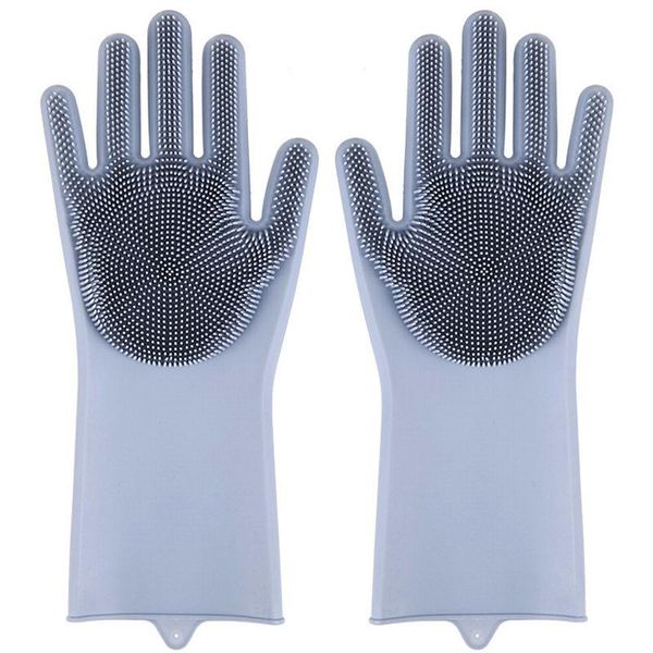 

disposable gloves silicone magic dishwashing thickened and lengthened waterproof kitchen appliances rubber durable iron proof housekeeping