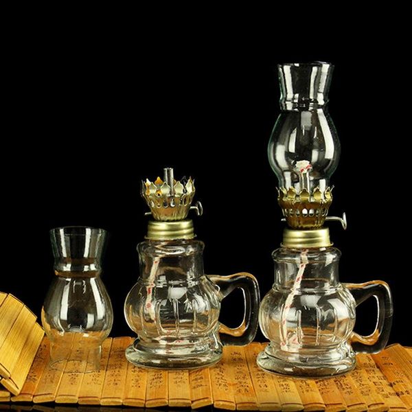 

candle holders kerosene lamp glass for birthday decoration decorative handmade taper holder