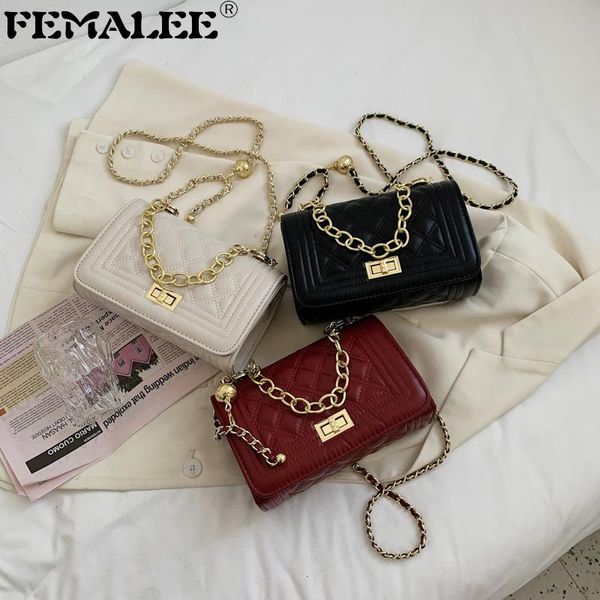 

luxury small purses handbag women diamond lattice shoulder bags designer leather totes female chain plaid shopper crossbody bag