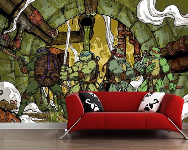 

wallpapers custom papel de parede infantil,3d cartoon character mural for bedroom children's room wallpaper