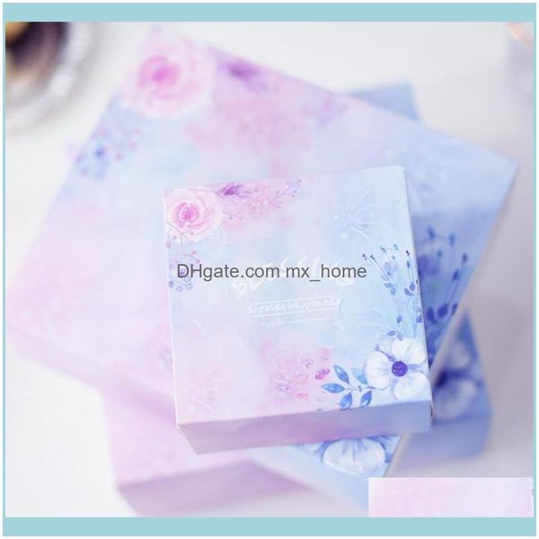 Evento de presente Festivo Festive Supplies Home Gardengift Wrap 20pcs 8*8*4cm de papelão Caixa de doces artesanal