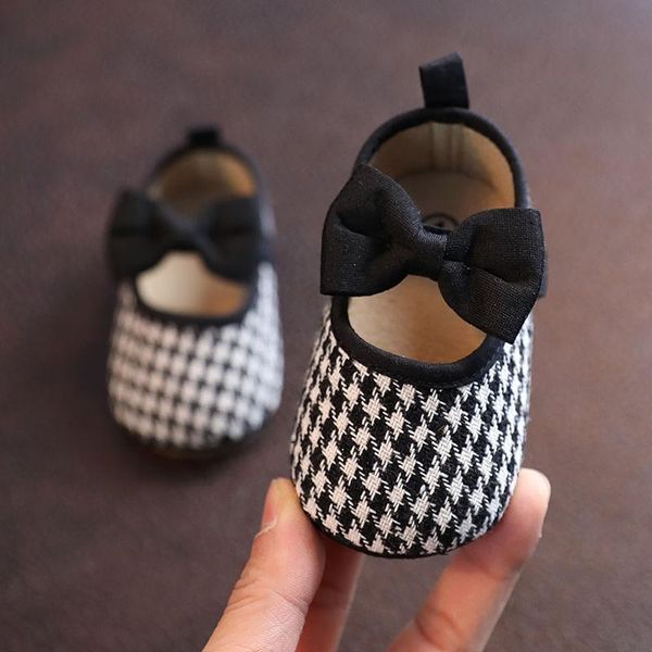 

plaid bowknot toddler shoes girls boys summer children's indoor slippers non-slip beach sandals home baby first walkers