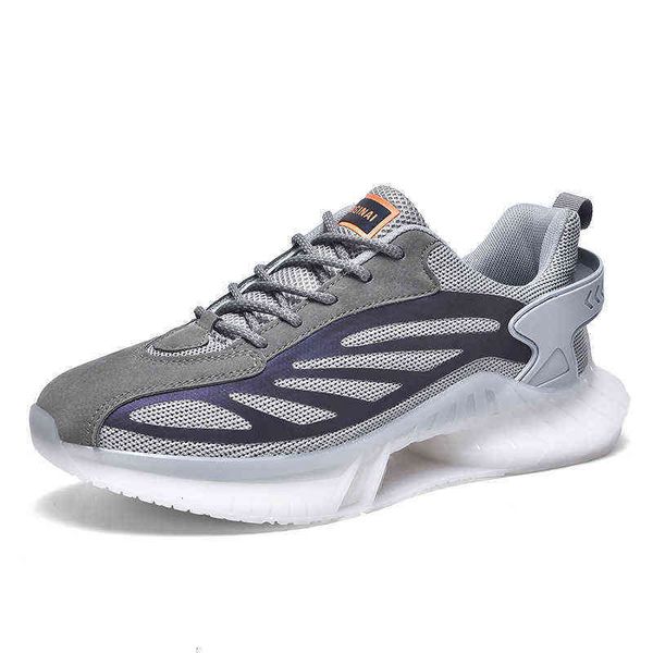 

2021 spring new net red tide brand reflective daddy casual men's shoes low fashion student sports