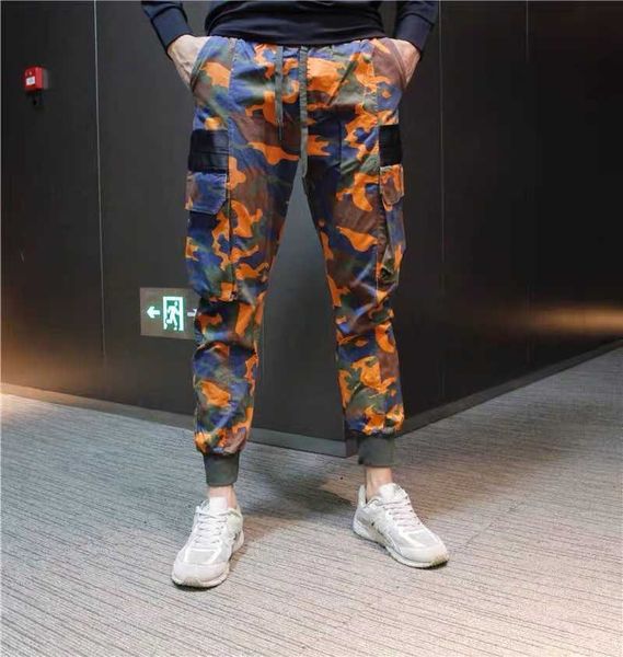 

men's pants pant men's slim harlan casual pants jogging camouflage d 1a9q, Black