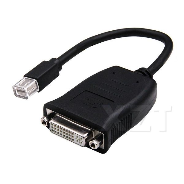 

1pcs universal mini display port to dvi active adapter cable displayport for video hdtv pc audio cables & connectors