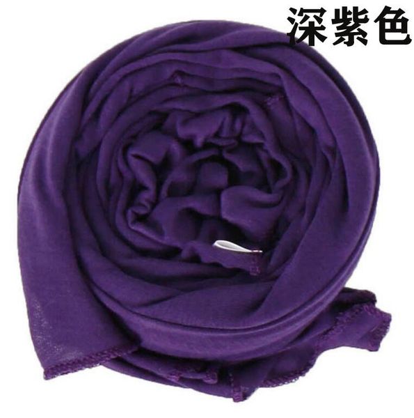 

#00028 autumn and winter solid color monochromatic mercerized cotton ladies scarf stretch and breathable indian jersey gauze sc, Black;yellow
