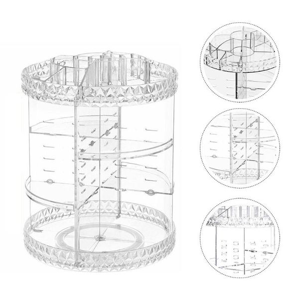 

storage drawers 1pc makeup cosmetics box dressing table holder transparent