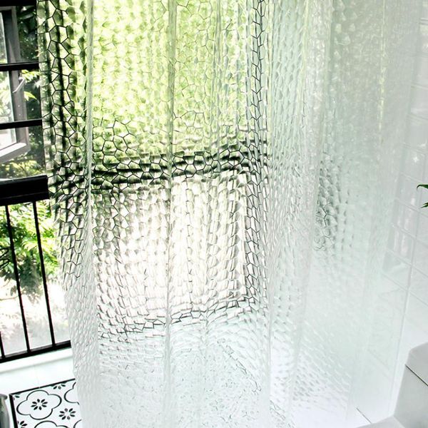 

anti-mildew thicken shower curtain transparent japanese bathroom eva rideau de douche accessories de50yl curtains