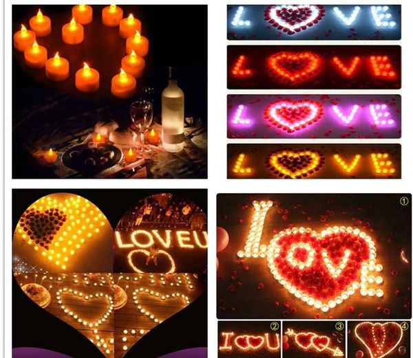 

2021 bright white tea lights battery operated led crystal tea lights flicker flameless wedding birthday party christmas decoration