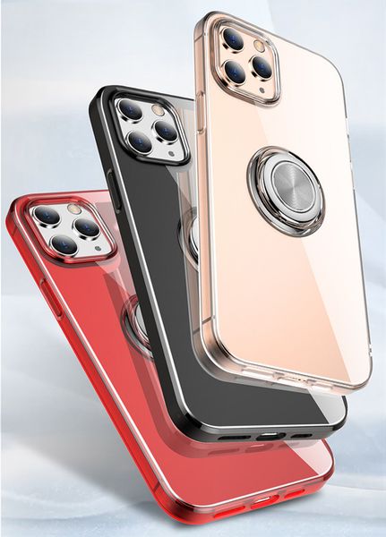 Custodia per telefono con staffa per iPhone 11 Pro XS Max XR 6 7 8 Plus Custodie cellulari geometriche