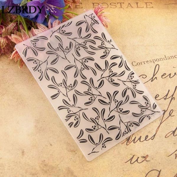 

sheet fruit hanging on branches leaves plastic embossing folders for scrapbooking card making christmas decors craft tools