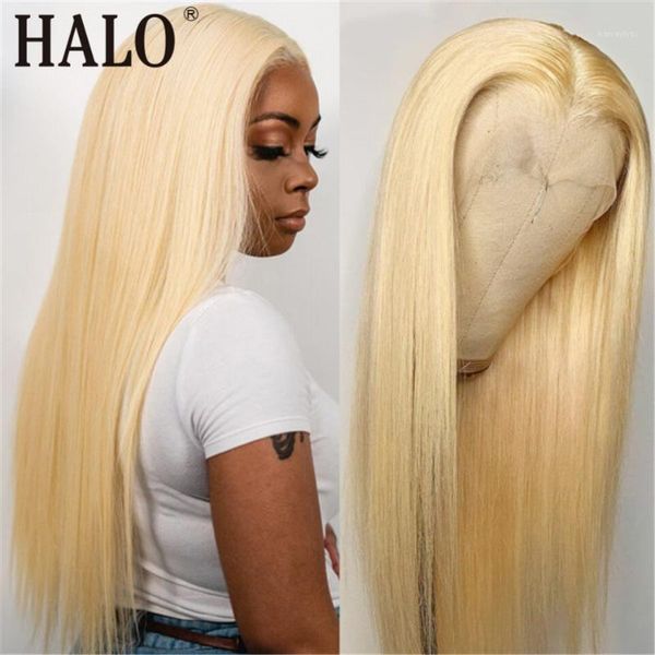 

30 inch 613 blonde 13x1 closure wig transparent remy lace front human hair wigs for black woman straight glueless pre plucked1, Black;brown