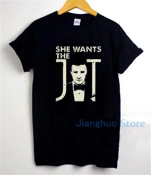 

men's t-shirts she wants justin timberlake t-shirt for men and women tshirt, White;black
