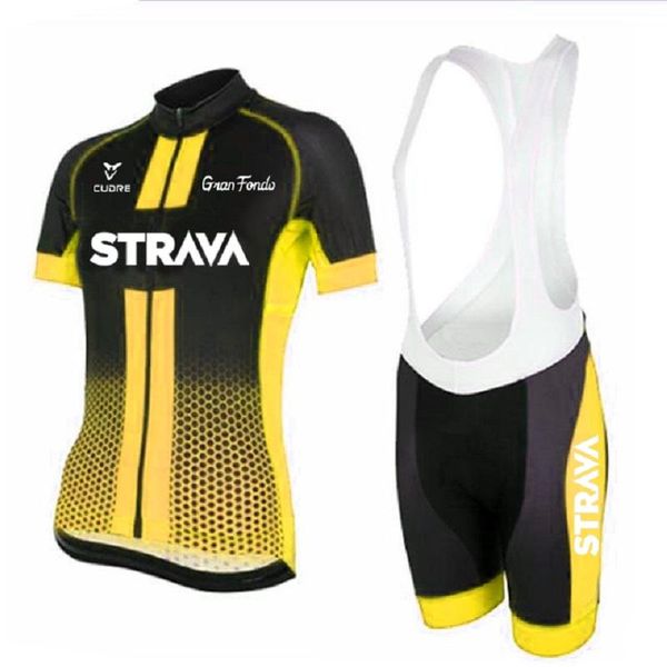 

racing sets strava 2021 women cycling jersey set female mountain bike sportswear mtb breatable uniform short sleeve bicycle team suit, Black;blue
