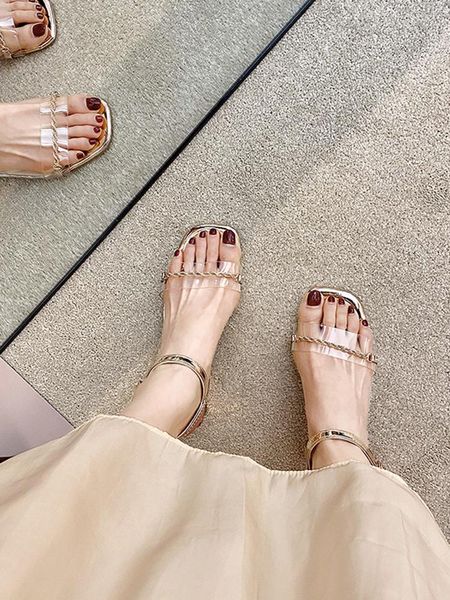 

med block heels beige heeled sandals female shoe buckle strap square toe 2021 summer all-match medium chunky black girls comfort dress shoes