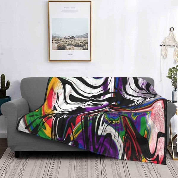 

blankets untitled comfortable bed sofa soft blanket fluid abstract primary colors