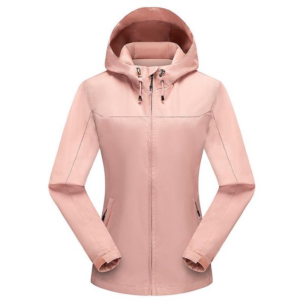 

women's jackets women jacket spring autumn hooded coat outdoor hiking windbreaker waterproof fashion soild female clothing plus size s, Black;brown