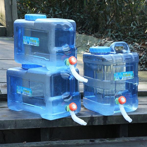 

hydration packs 5l 8l 12l capacity outdoor water bucket portable driving tank with faucet camping hiking picnic container