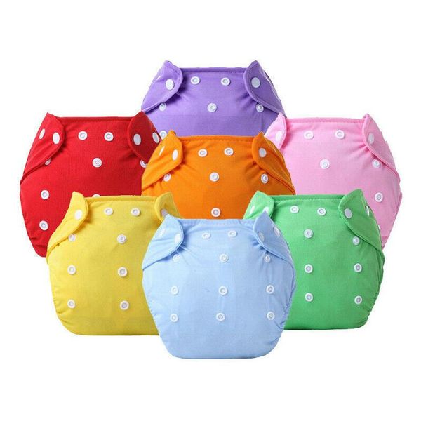 

cloth diapers reusable nappies washable baby infant pocket diaper adjustable wrap 3-15kg