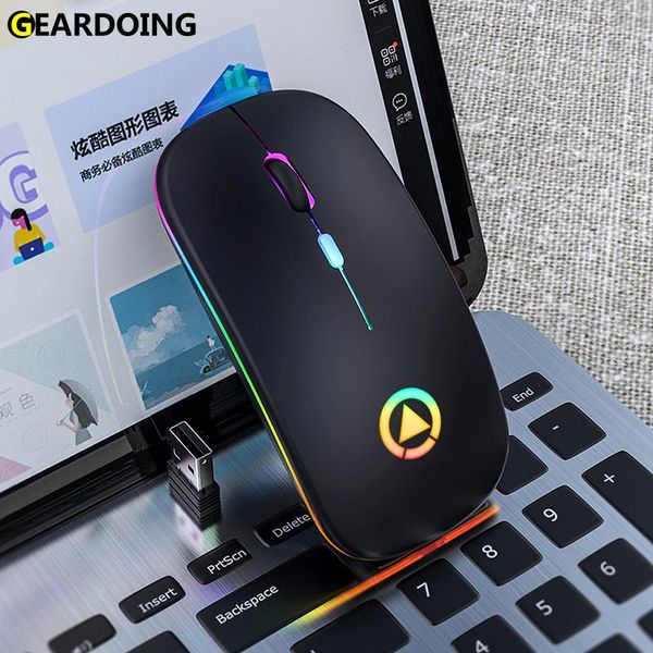 

wireless mouse usb gamer computer gaming ergonomic mause 4 buttons game mice for lappc