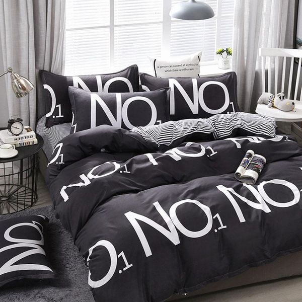 

bedding sets set home textile urban stylish simple duvet cover pillowcase bed sheet kid teen girl boy single twin  size 3/4pcs
