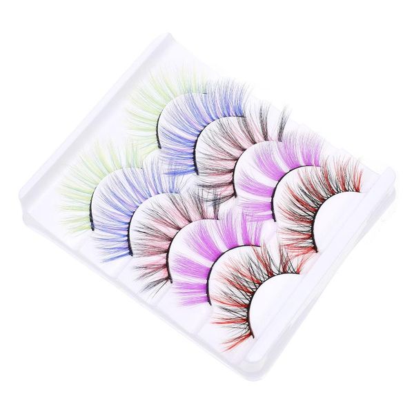 

false eyelashes 5 pairs simulation fake lashes grafting