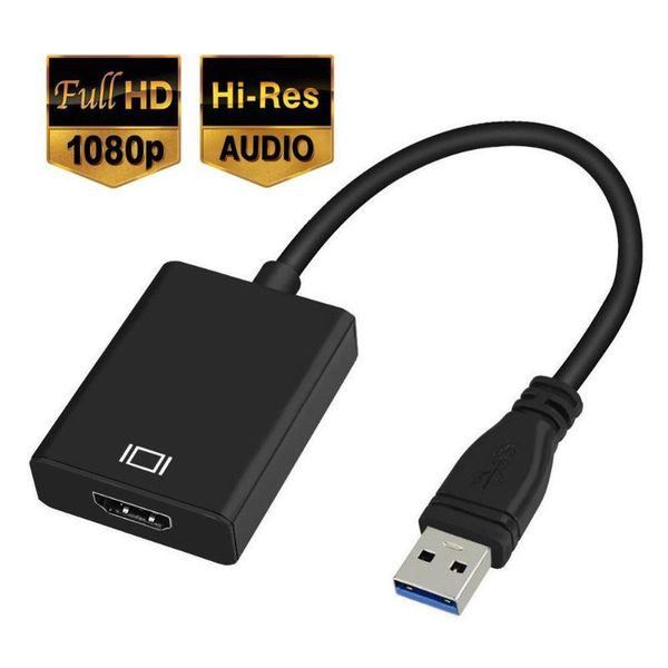 

3.0 to hd 1080p video cable adapter with audio output cables & connectors