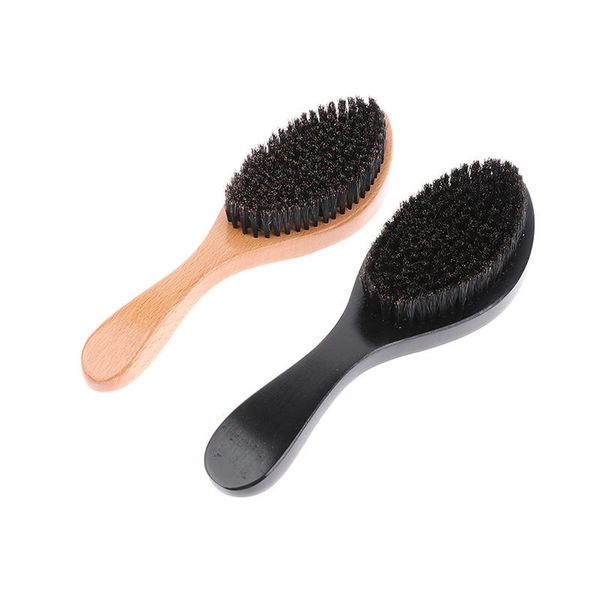 

hair brushes comb hair-brush texture massage wave natural styling-tools anti knotted fork anti-static scalp paddle brush bristle wood, Silver