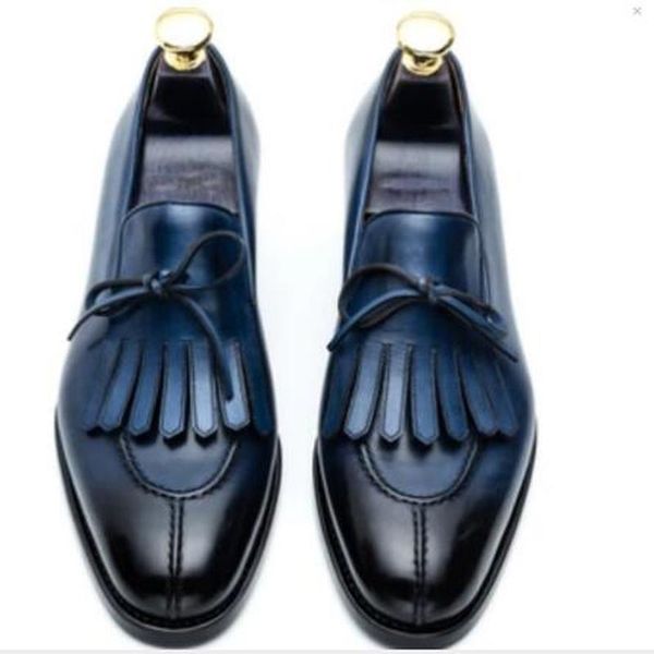 

dress shoes men male man formal plus size low heels mens business driving tassels zapatos de hombres personlizar m0589, Black