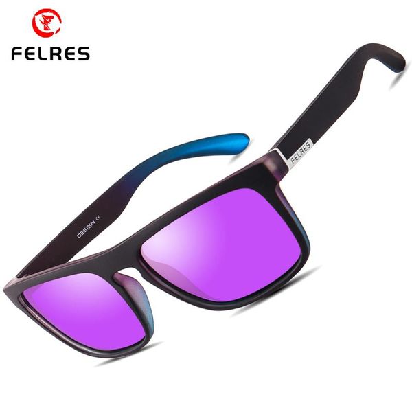 

outdoor eyewear felres mirror polarized sunglasses men driving glasses square sport sun male uv travel goggles f731