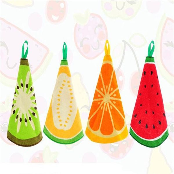 

lovely fruit print hanging kitchen hand towel microfiber towels quick-dry cleaning rag dish cloth wiping napkin rrd7240