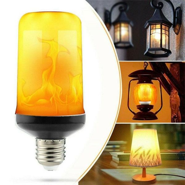 

bulbs 5w 7wled flame light 4 modes party led bulb decor ktv garden simulation festival ligh lights effect fire l7m9