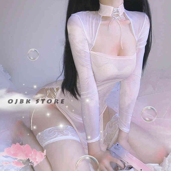 Dress di Halloween Womens Sexy Cosplay Lingerie Vintage Vampiro Hollow Out Costumes Backless Long Fancy Erotic Sleepwear Gift.