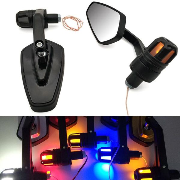 

motorcycle mirrors for suzuk gsxr400 gsxs1000 vs800 vz800 vz 800 dl1000 retrovisor accessories with led turn signal light