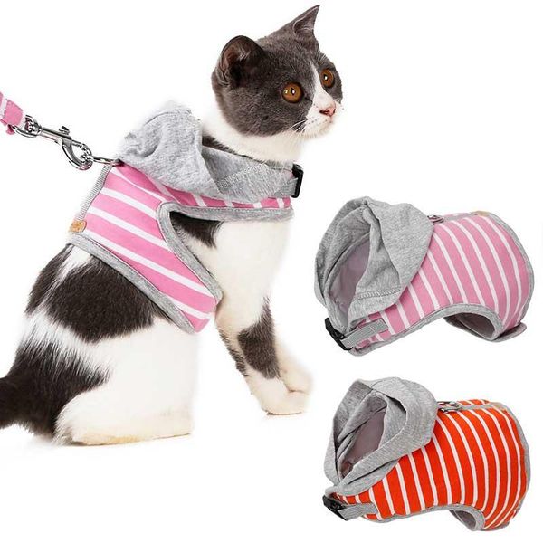 

cat collars & leads durable dog harness and leash collar harnesses vest pet traction for small medium puppy