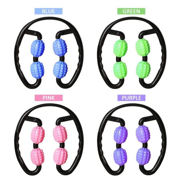 

yoga balls portable 360 degree ring clip fitness equipment deep tissue massager massage roller pressure trigger arm and leg