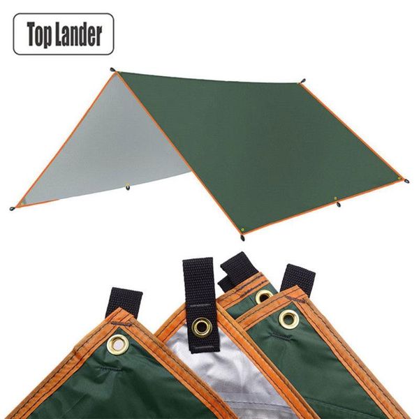 

tents and shelters awning waterproof tarp tent shade ultralight garden canopy sunshade outdoor camping hammock rain beach sun shelter