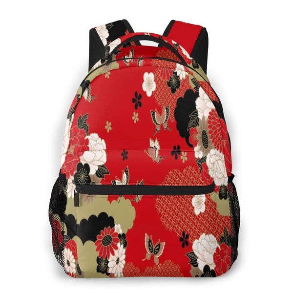 

backpack travel pack japanese traditional print sports bag outdoor climbing