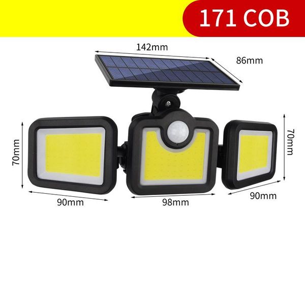 

solar lamps 20w super bright bulb light outdoors motion sensor ip65 waterproof led power lamp for garden decor wall street