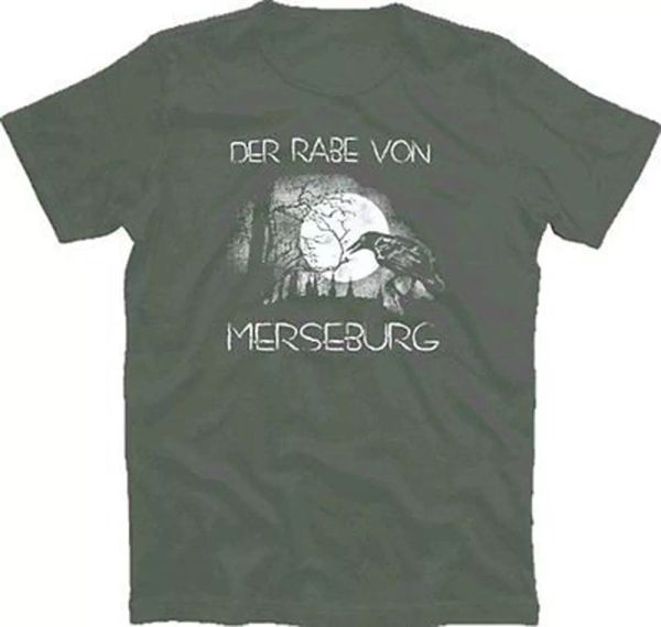 

der rabe from merseburg bei hall saale t-shirt s-xxxl, White;black