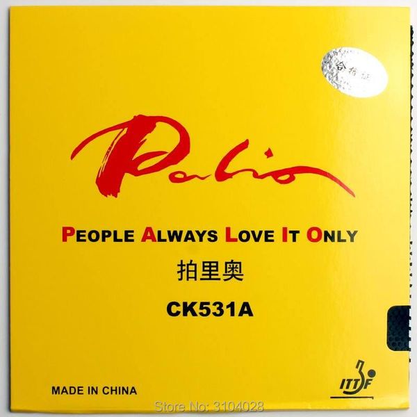 

table tennis raquets palio official rubber 531a ox without sponge long pimples pong game