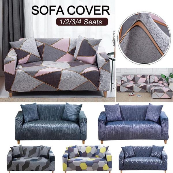 

chair covers geometric printed elastic couch cover polyester sofa for living room universial slipcover streth