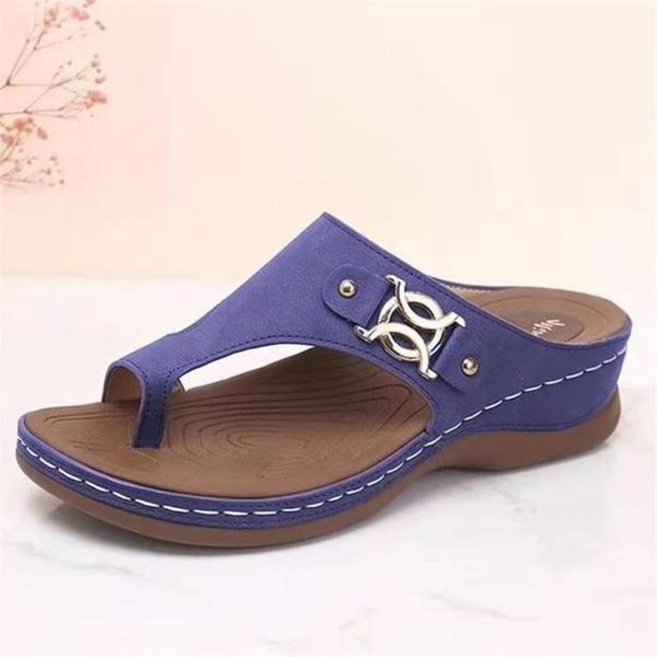

slippers large size slope with women's simple bottom women sandals fashion casual platform womens shoes slides beach, Black