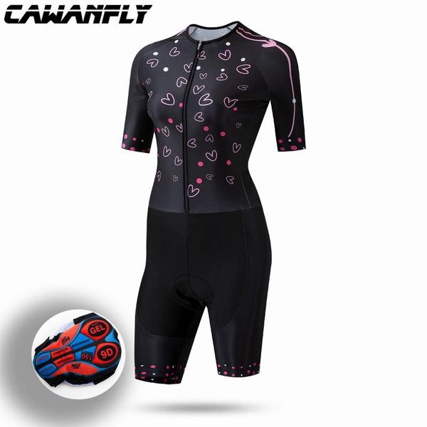 

racing sets oem uick dry soft non-slip clothing short sleeve set cycling jersey uniforms sportswear jerseys siamese triathlon bike, Black;blue