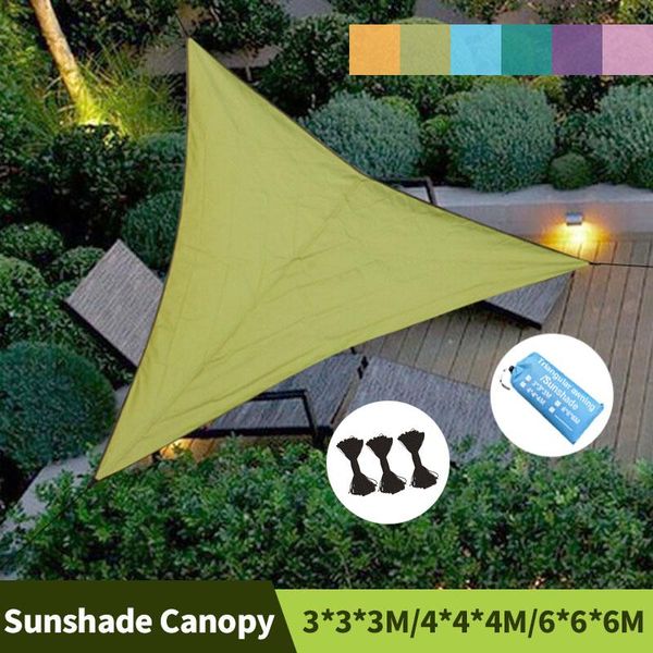 

shade sunshade garden trilateral awnings cover camping waterproof thickening wear resistance silver coating sun sail