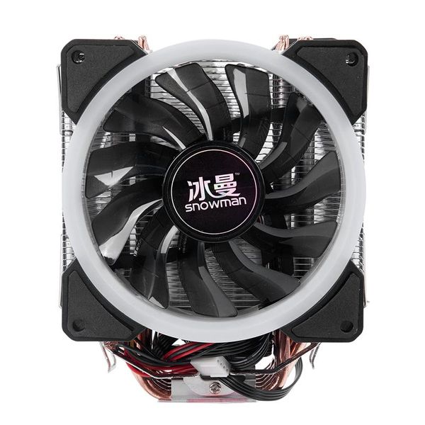 

cooler 6 heatpipe rgb led double fans cooling 12cm fan lga775 1151 115x 1366 support amd lappads