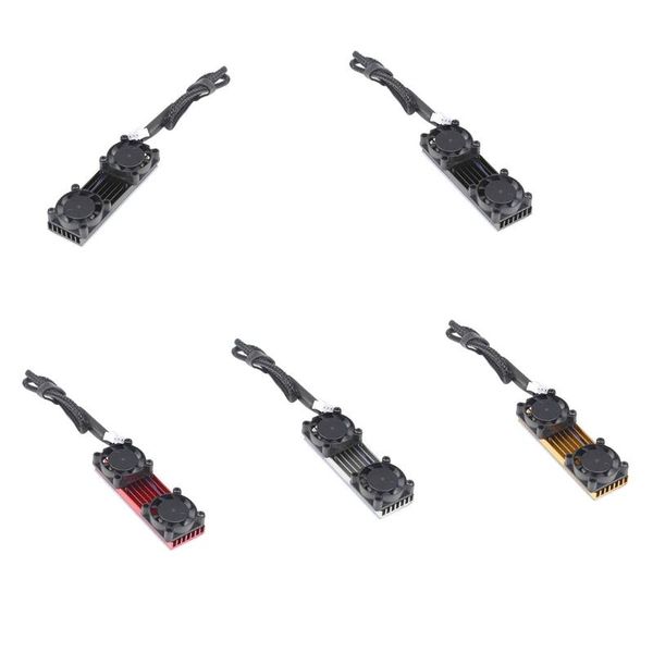 

lapcooling pads m.2 2280 solid state hard drive radiator with 2 fan 3pin motherboard power supply heat disspation for deskpc t21a