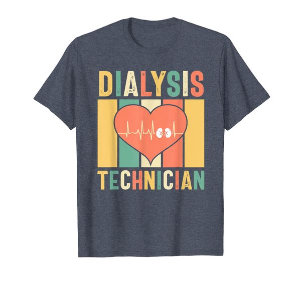 

dialysis technician tech week nursing nephrology funny gift t-shirt, White;black