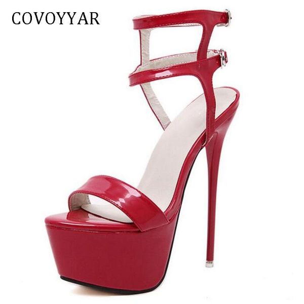 

peep toe women pumps extremely thin high heels summer buckle strap sandals party shoes big sizes whh661 dress, Black