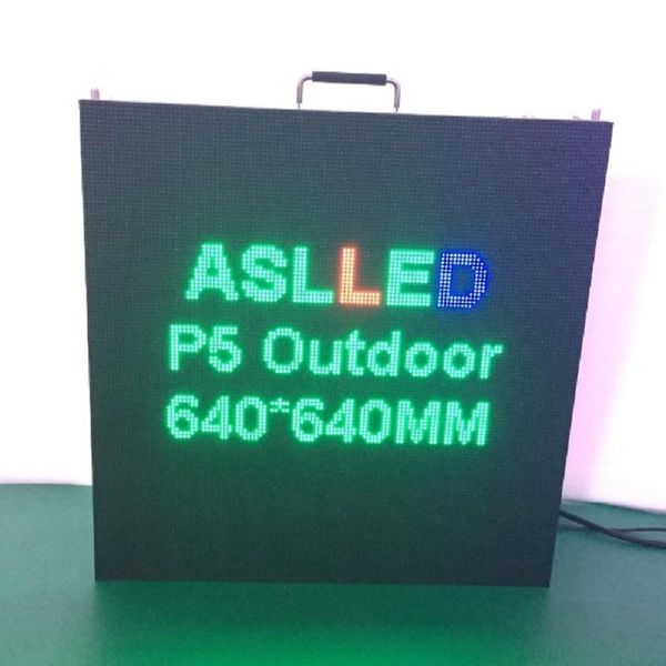 

led screen display panel p5 640*640mm die-cast aluminum cabinet